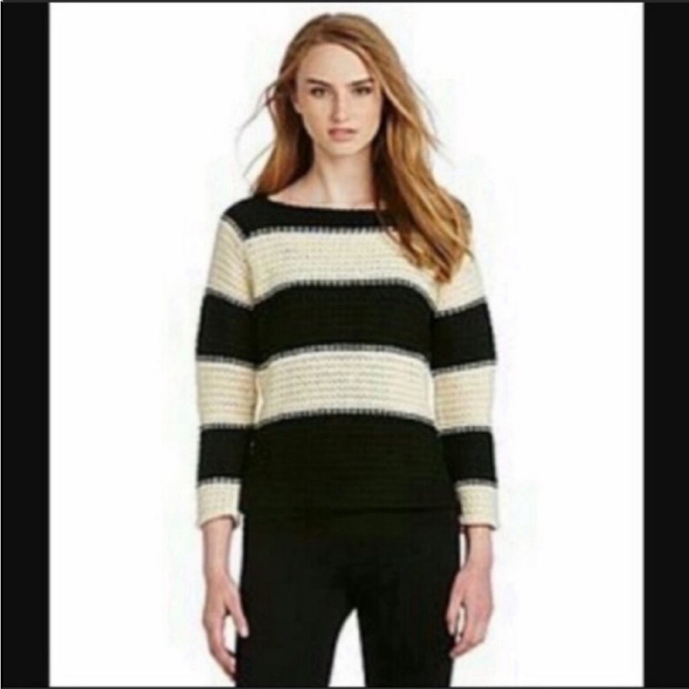 Antro Sanctuary Stripe Alexa Sweet Popover 
Wool blend Size Med - Picture 9 of 9